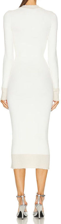 The Attico Dress White Wit