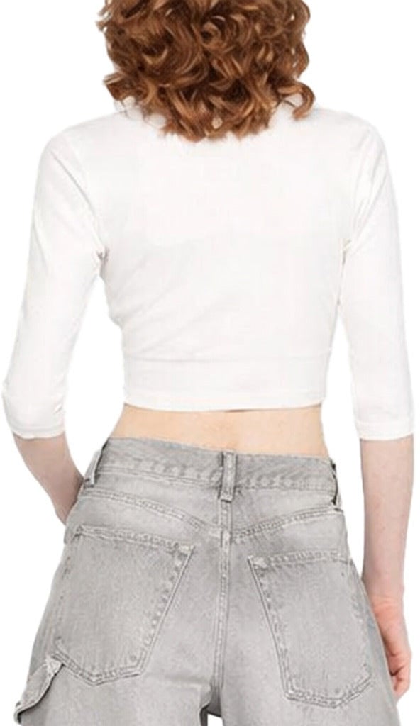 The Attico Knitwear Top Wit