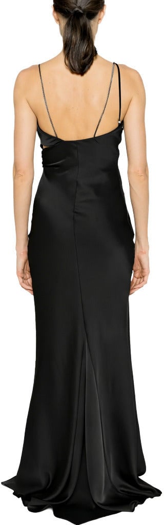 The Attico Dress Lungo Smanicato Zwart