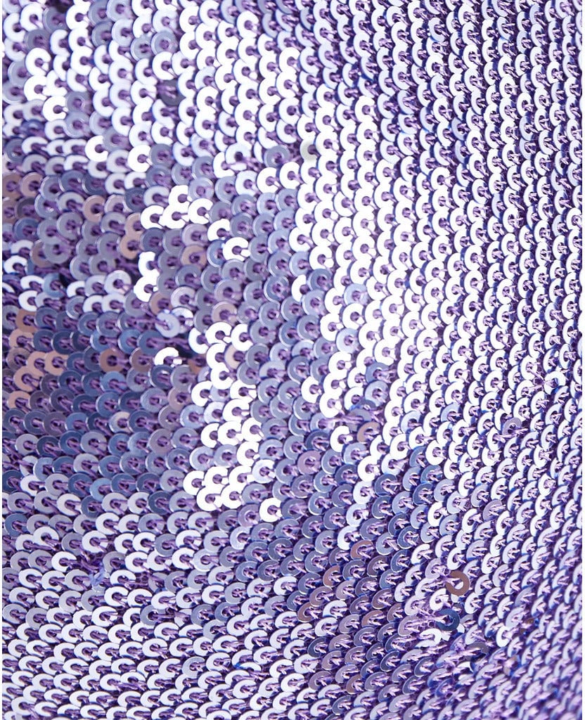 The Attico Dress Lungo Purple Paars