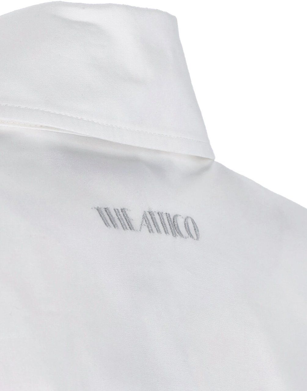 The Attico Mini Chemisier Dress – White Neutraal