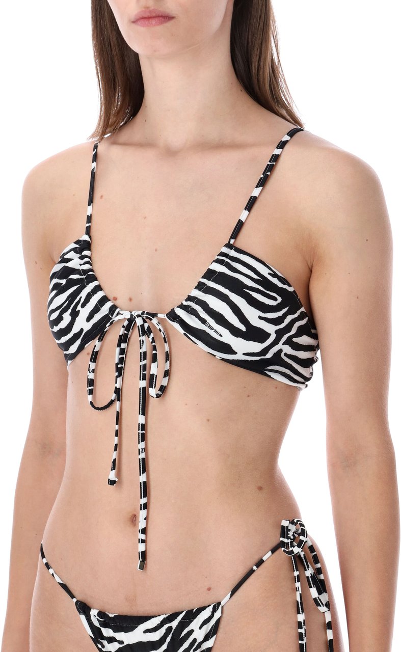 The Attico Turquoise Bikini Bianco Divers