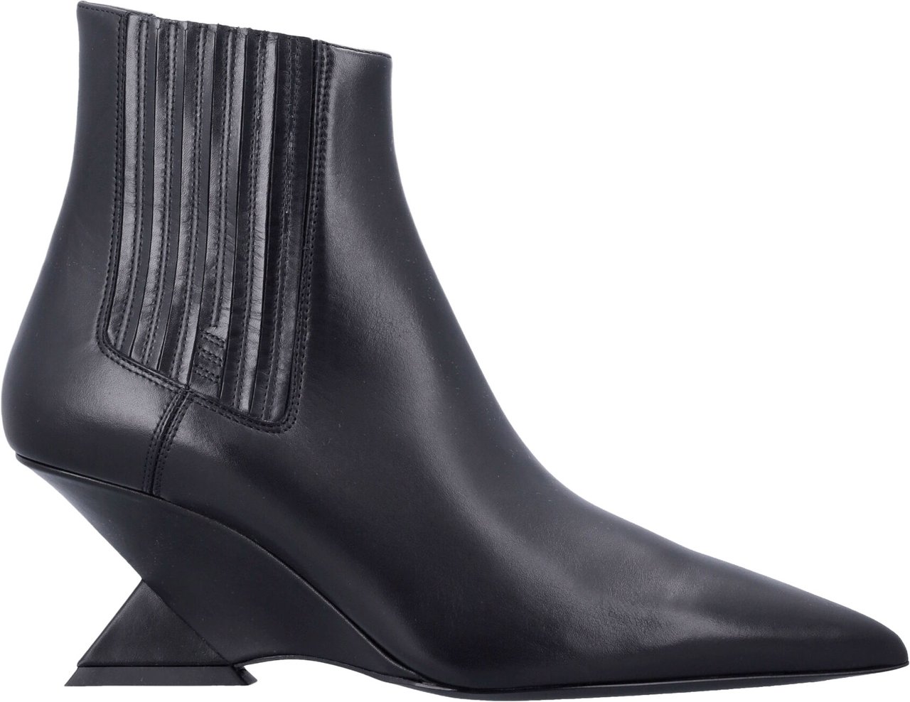 The Attico Cheope Beatle Boot 65 Nero Zwart