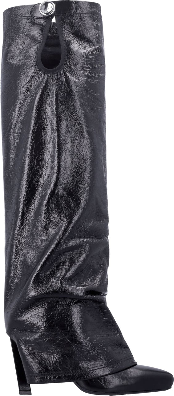 The Attico Leon Boot 100 Nero Zwart