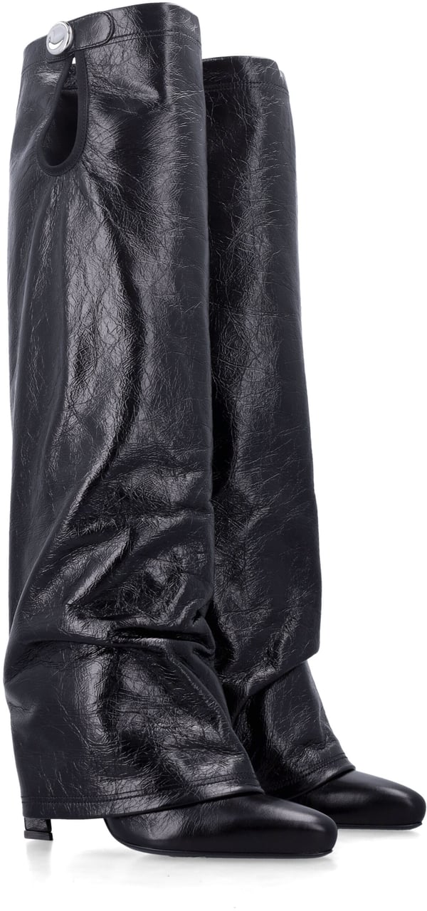 The Attico Leon Boot 100 Nero Zwart
