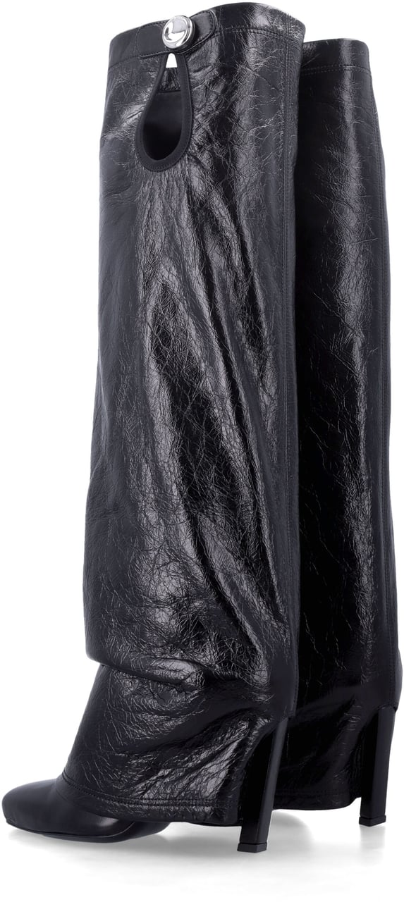 The Attico Leon Boot 100 Nero Zwart