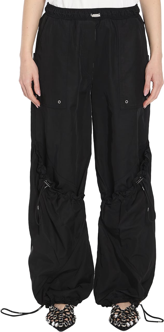 The Attico Oversize trousers Zwart