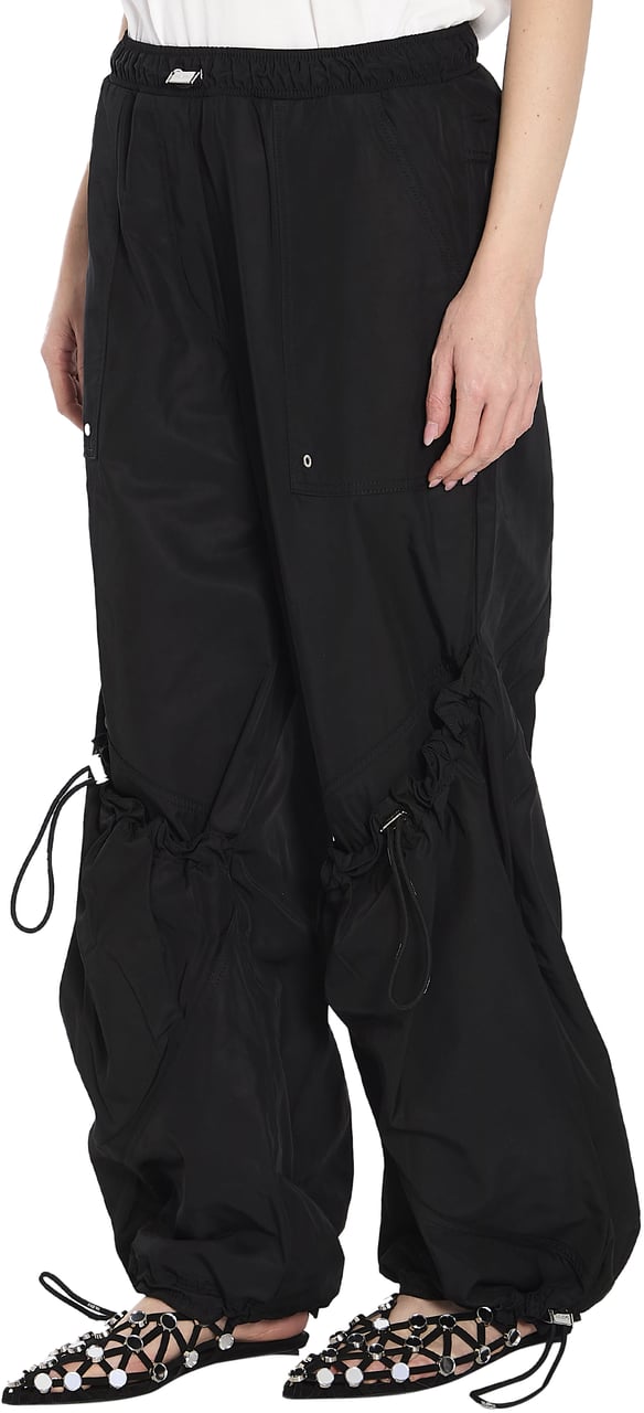 The Attico Oversize trousers Zwart