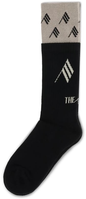 The Attico Black Cotton Socks Zwart
