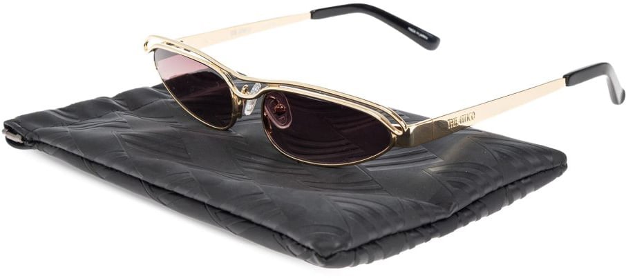 The Attico Sunglasses Golden Goud