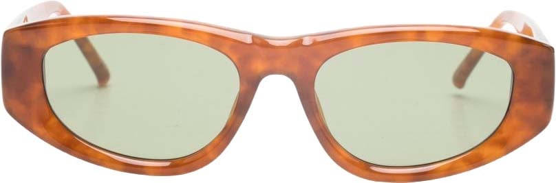 The Attico Sunglasses Brown Bruin