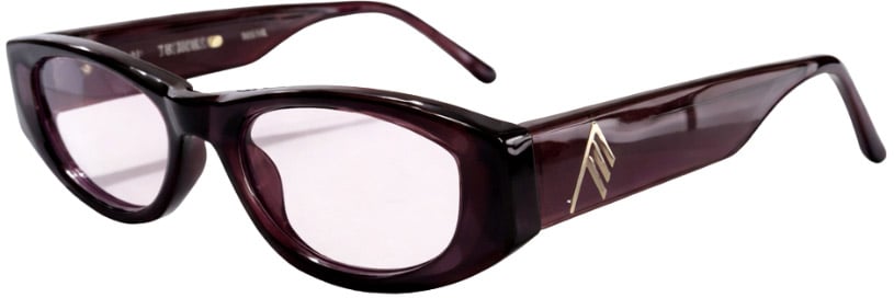 The Attico Sunglasses Purple Paars