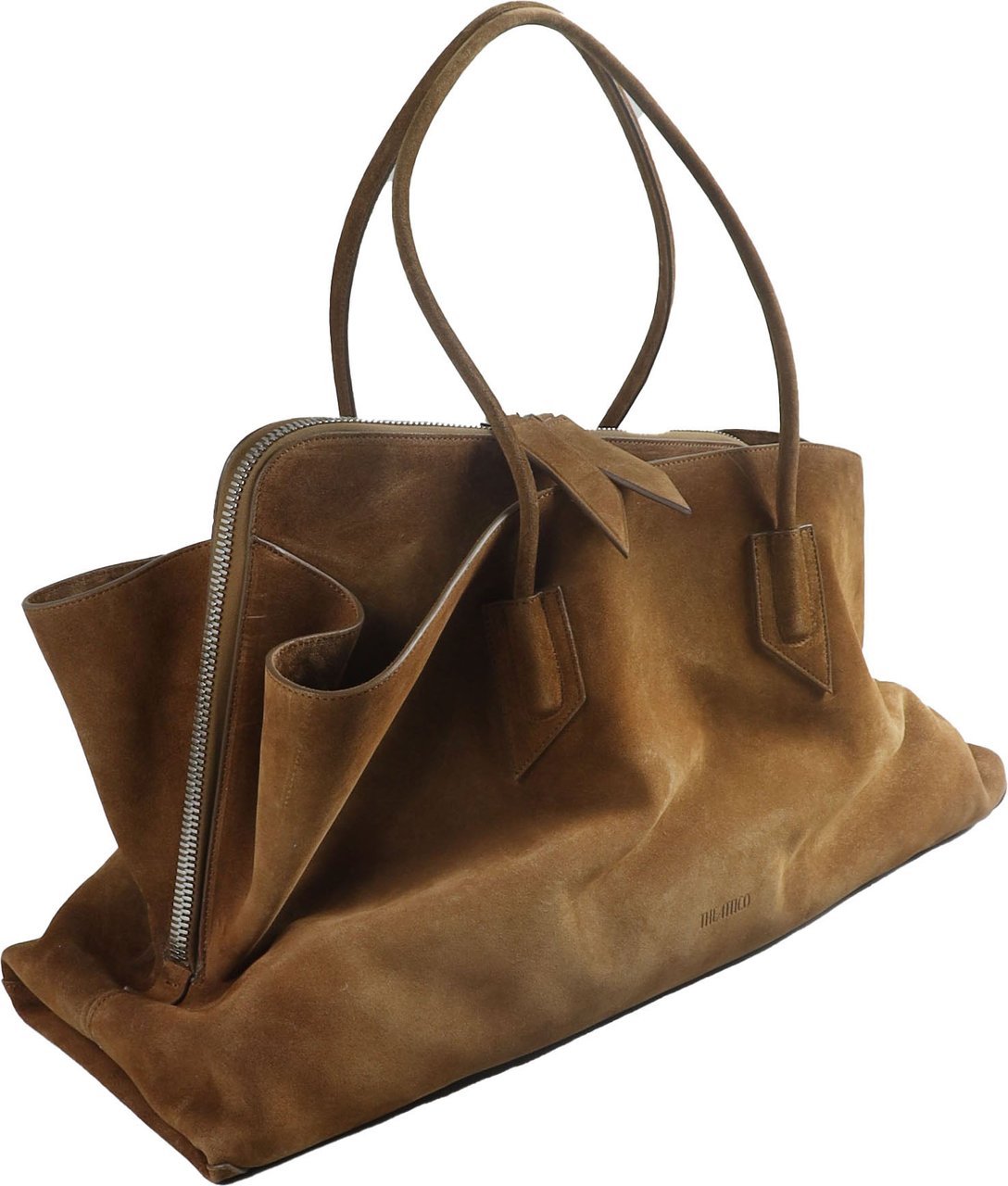 The Attico LA PASSEGGIATA LARGE TOP HANDLE SHOULDER BAG Bruin