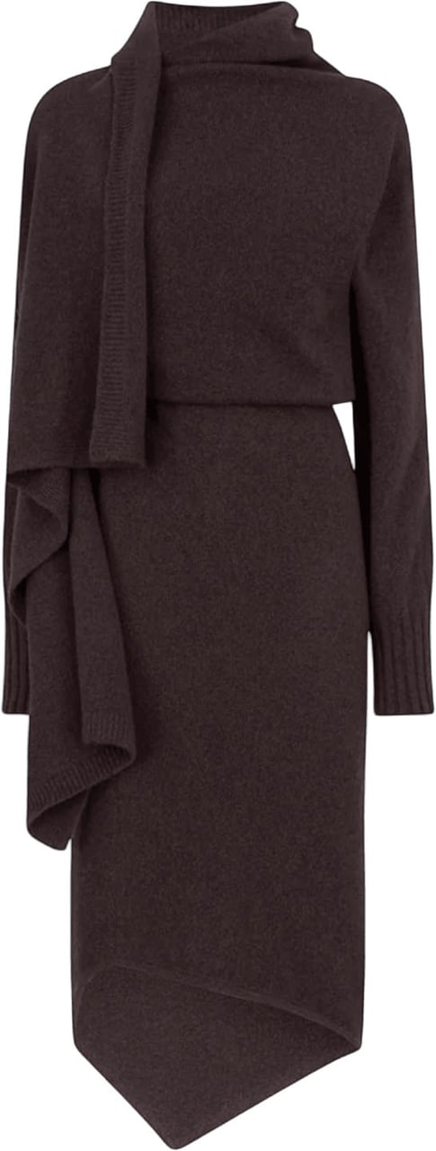 The Attico MIDI DRESS Bruin