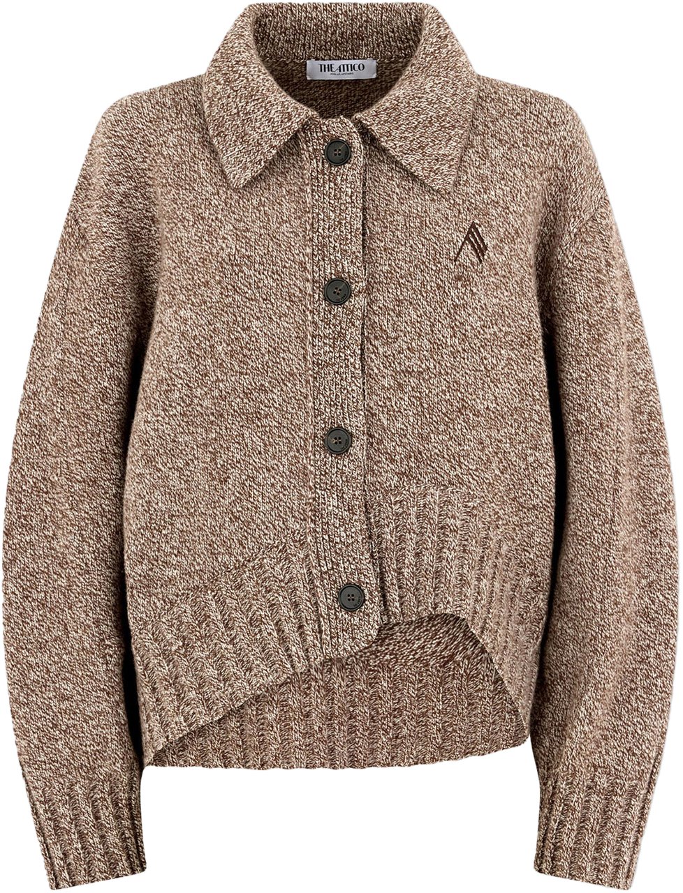 The Attico Cardigan Bruin