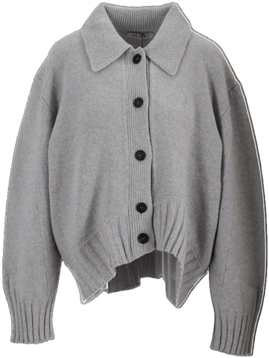 The Attico Vest Lichtgrijs