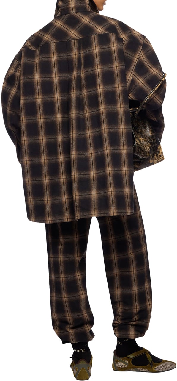 The Attico Diana Shirt Bruin