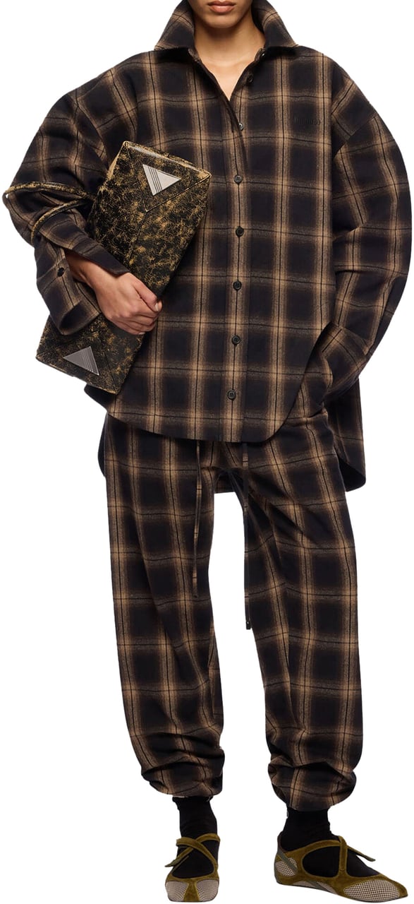 The Attico Diana Shirt Bruin