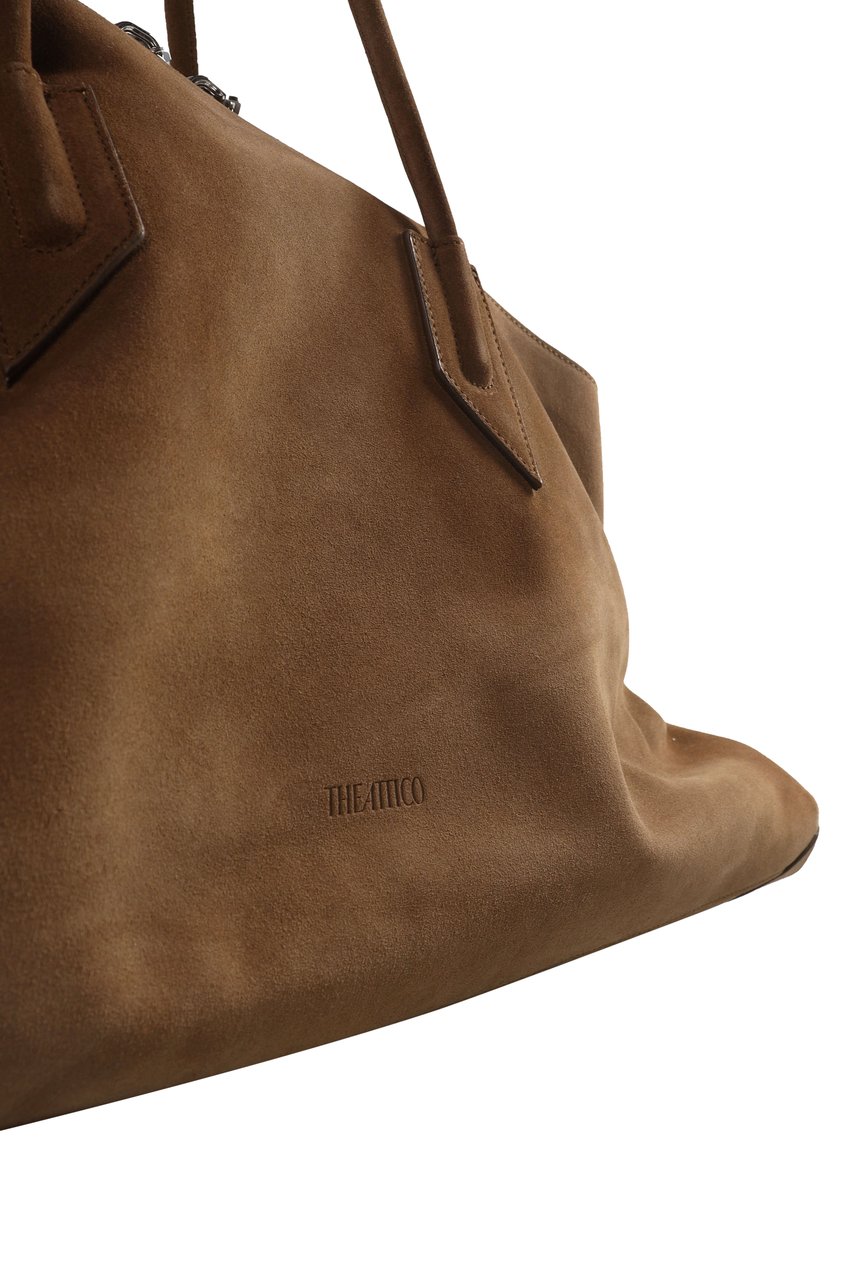 The Attico La Passeggiata Large Top Handle Bag Groen