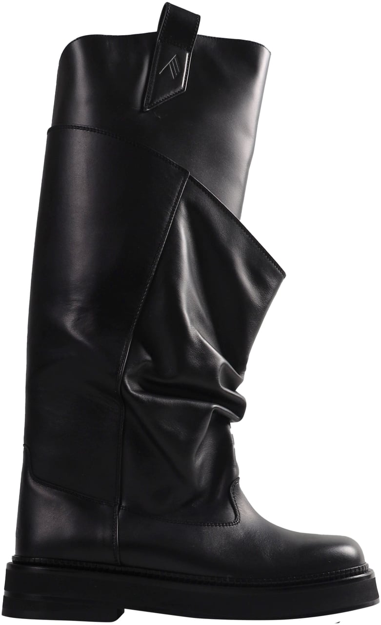 The Attico Nieuwe gevechtslaarzen van Robin Passeggiata Zwart