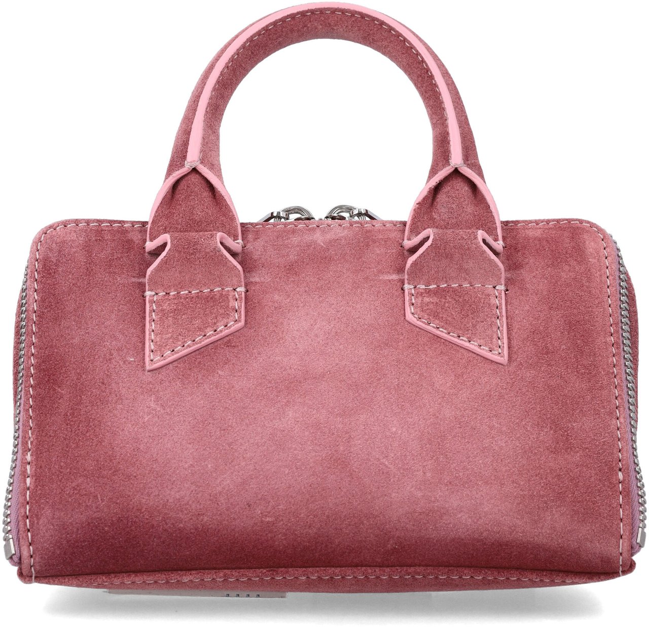 The Attico Friday Mini Bag Suede Rosa Roze