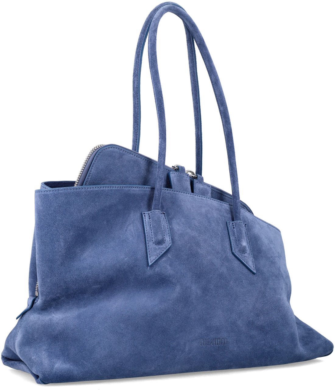 The Attico La Passegiata Medium Sapphire Blue Blauw