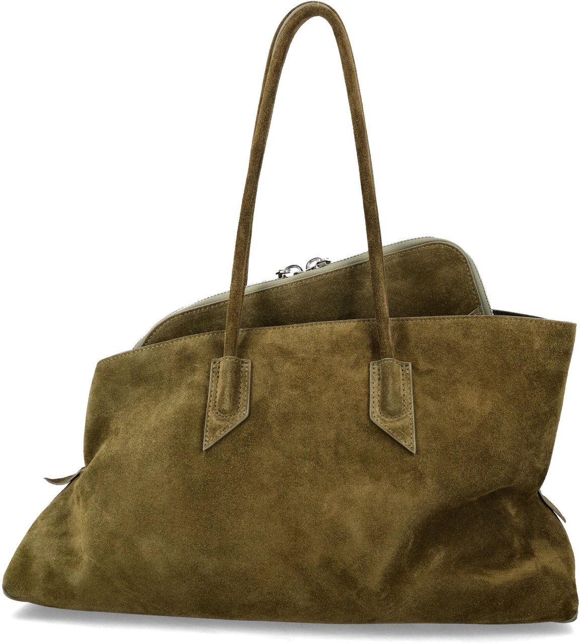 The Attico La Passegiata Medium Khaki Bruin