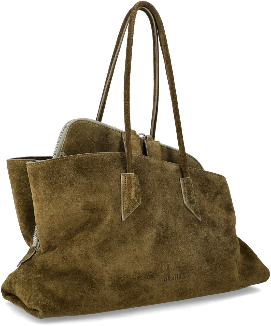 The Attico La Passegiata Medium Khaki Bruin