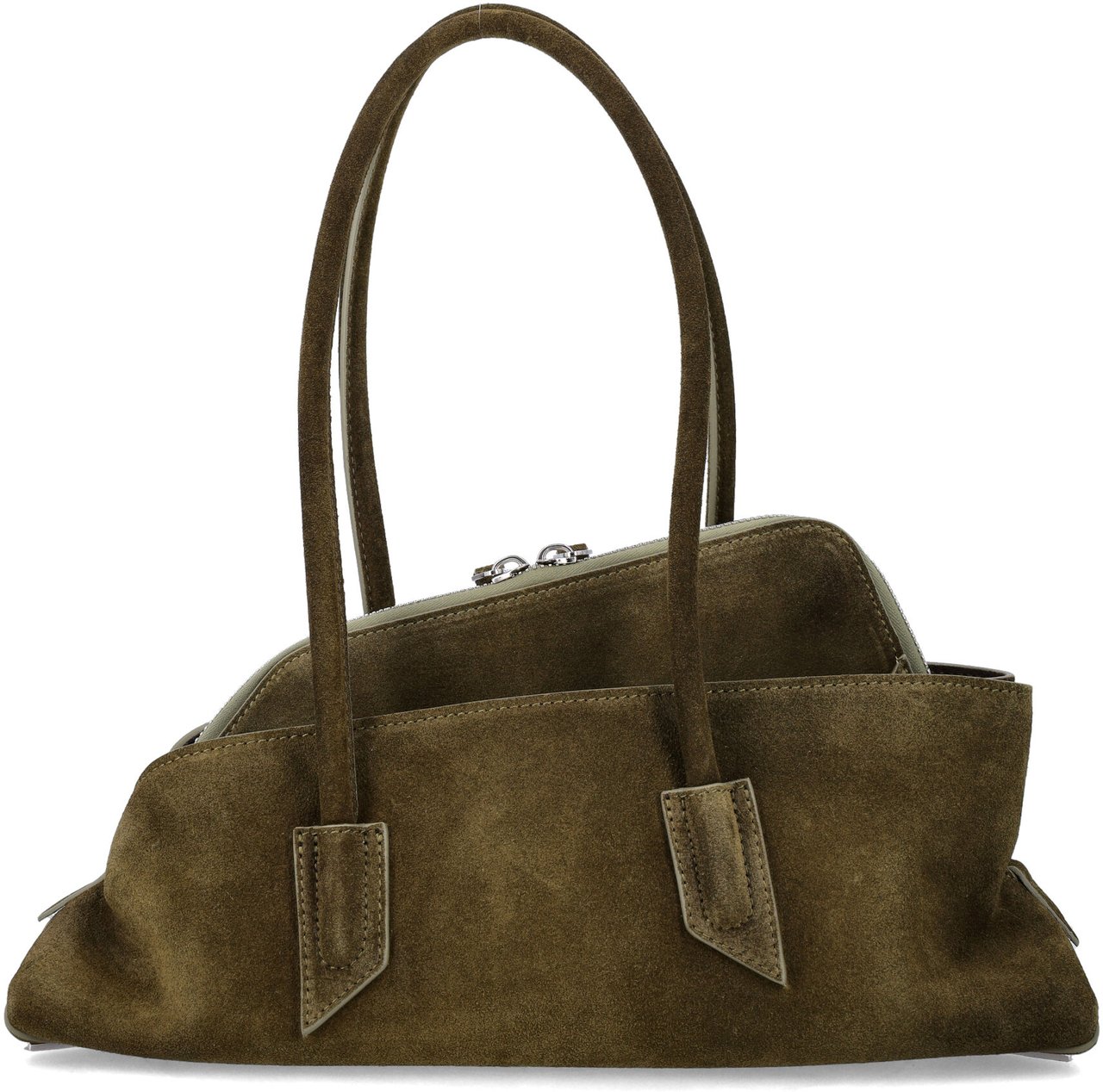 The Attico La Passegiata Small Khaki Bruin