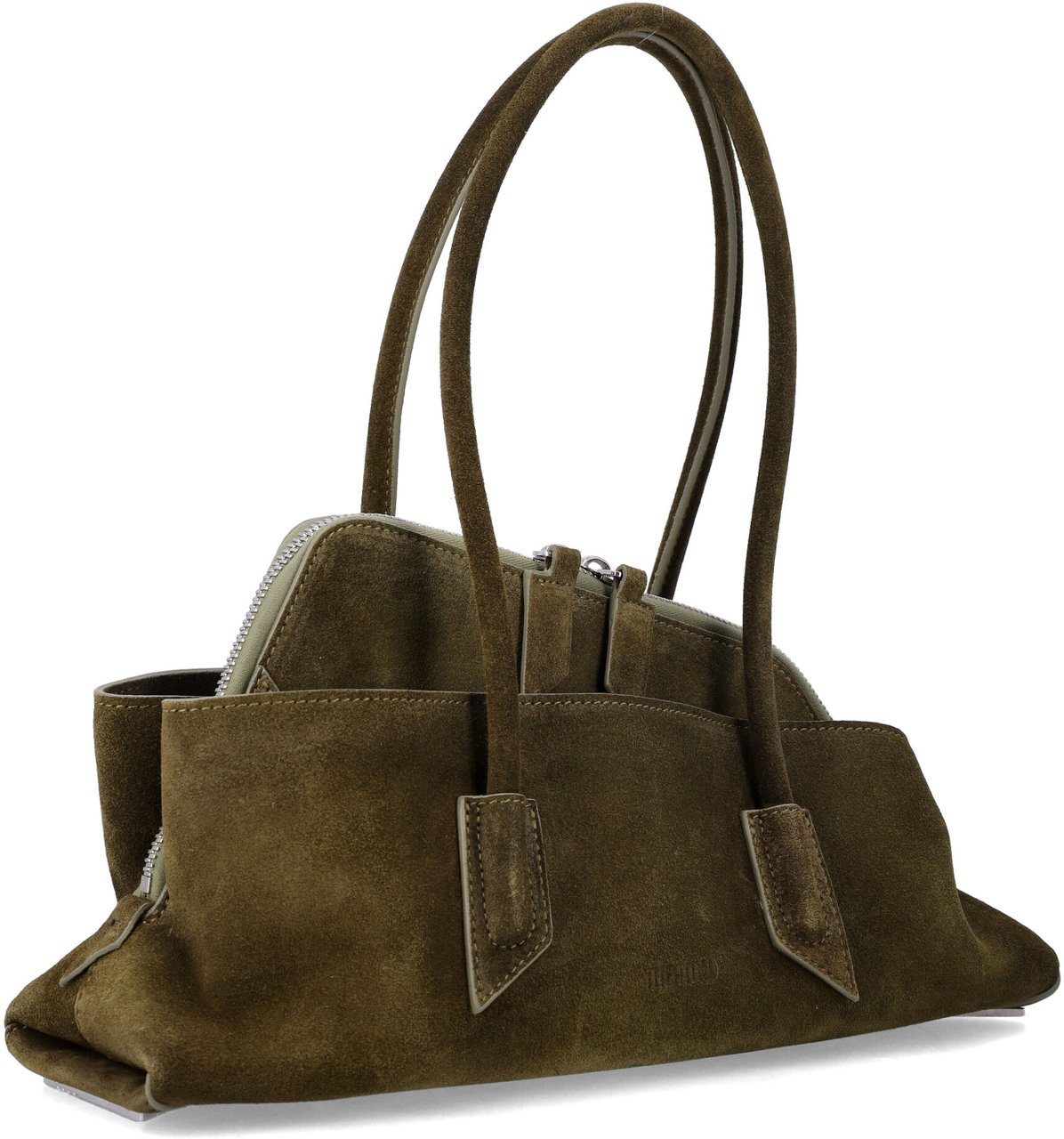 The Attico La Passegiata Small Khaki Bruin