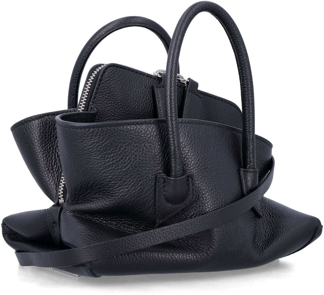 The Attico La Passeggiata Mini Nero Zwart