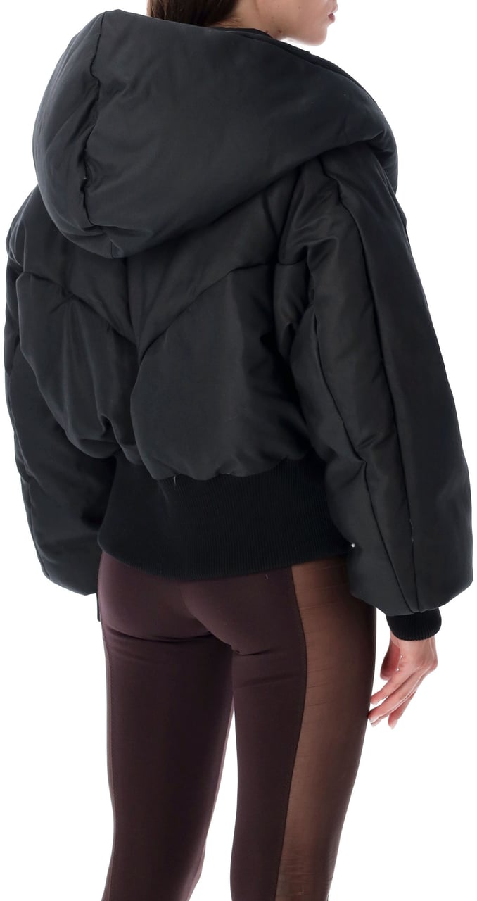 The Attico Puffer Bomber Nero Zwart