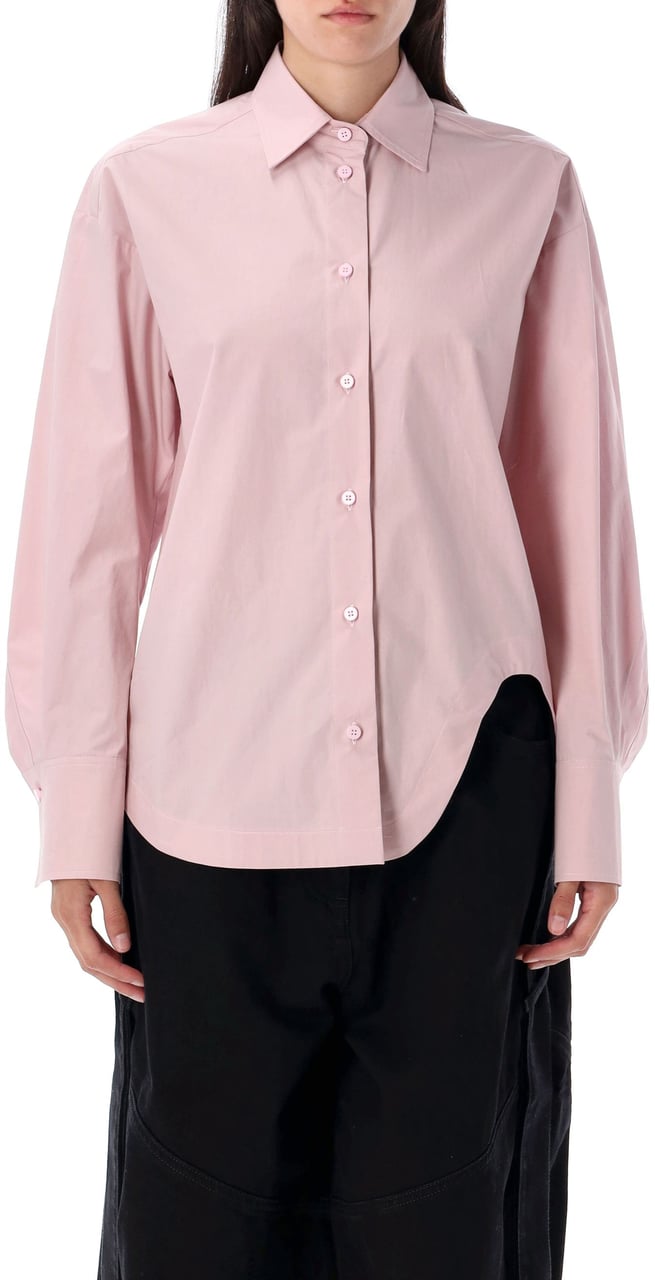 The Attico Diano Shirt Pastel Pink Roze