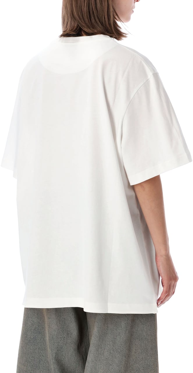 The Attico Classic Tshirt Bianco Wit