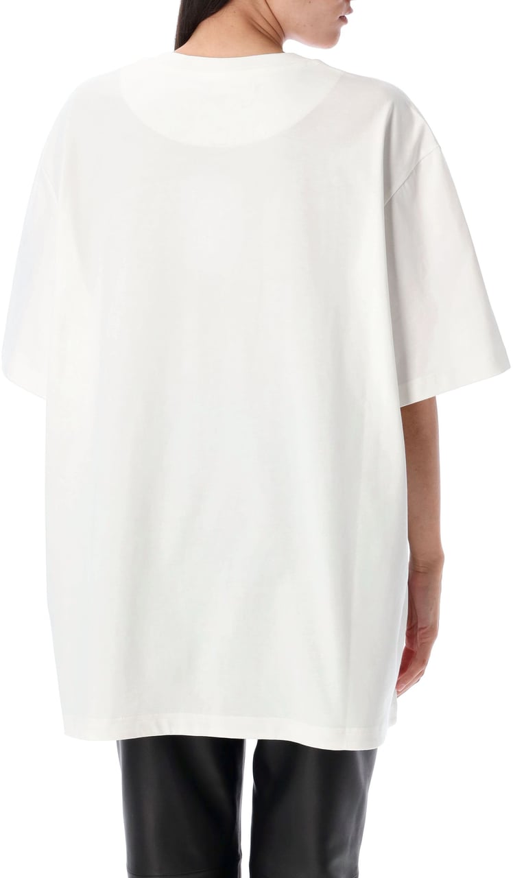 The Attico Diana Tshirt Bianco Wit