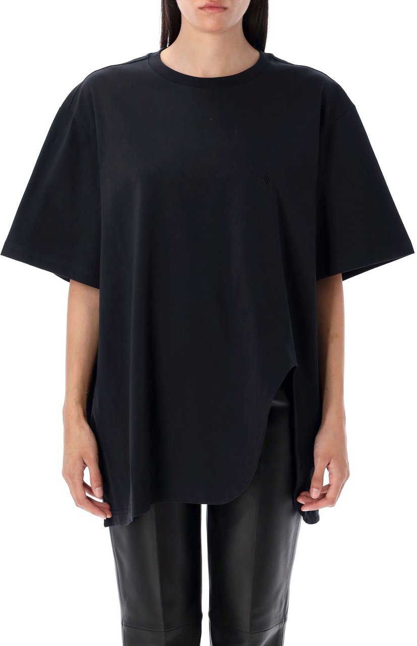 The Attico Diana Tshirt Nero Zwart