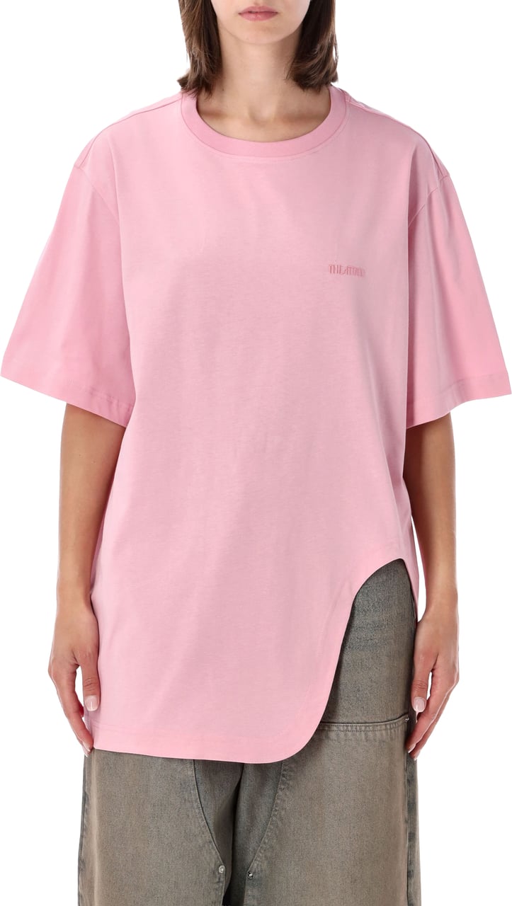 The Attico Classic Tshirt Light Pink Roze