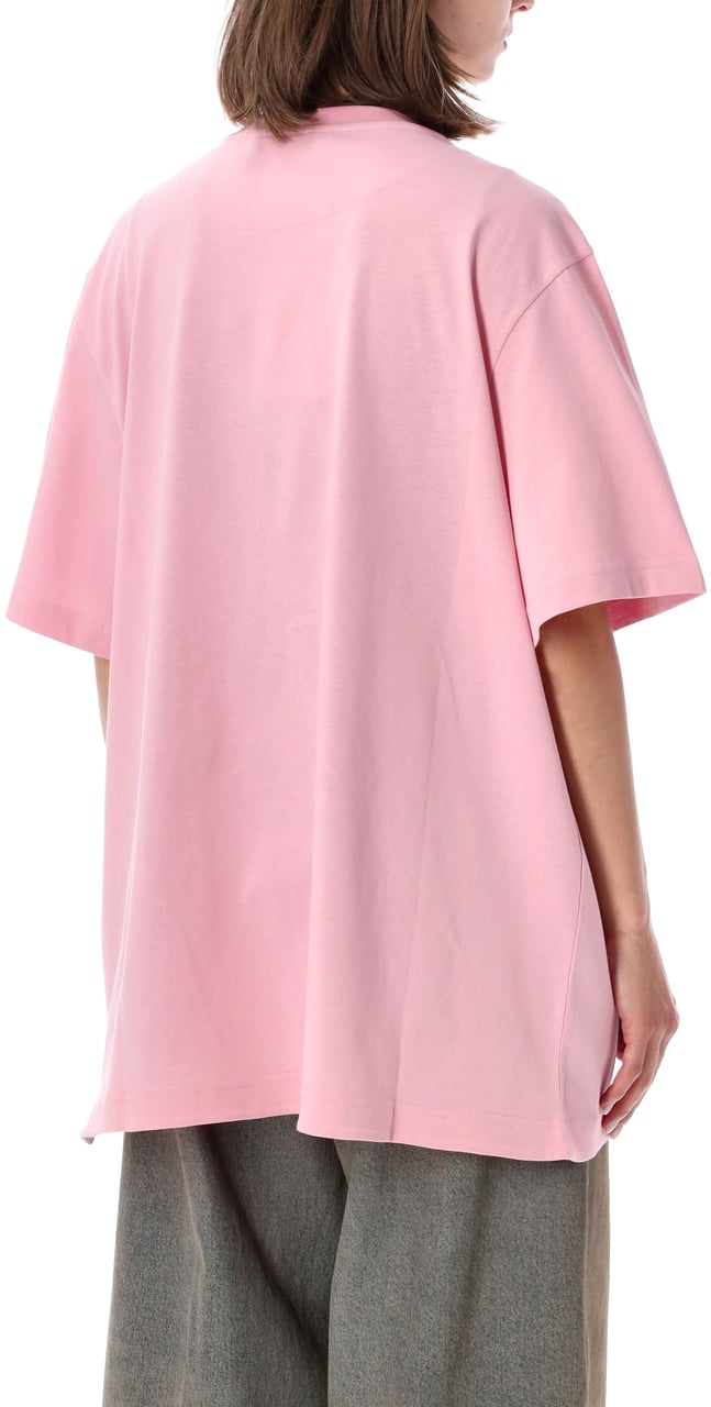 The Attico Classic Tshirt Light Pink Roze