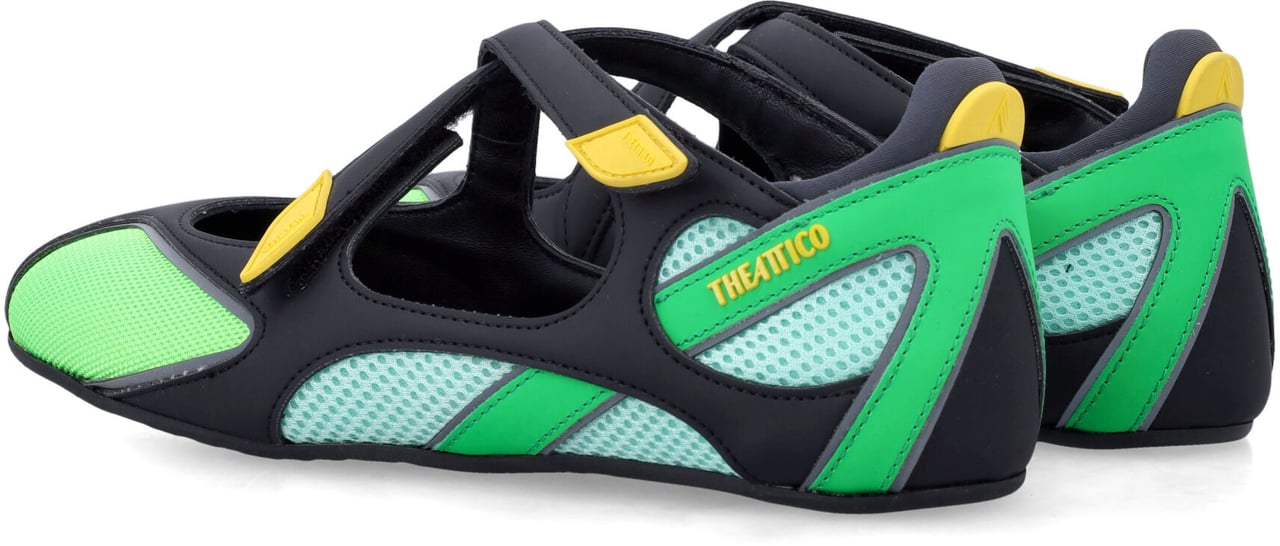 The Attico Floor 01 Ballerina Green Multi Groen