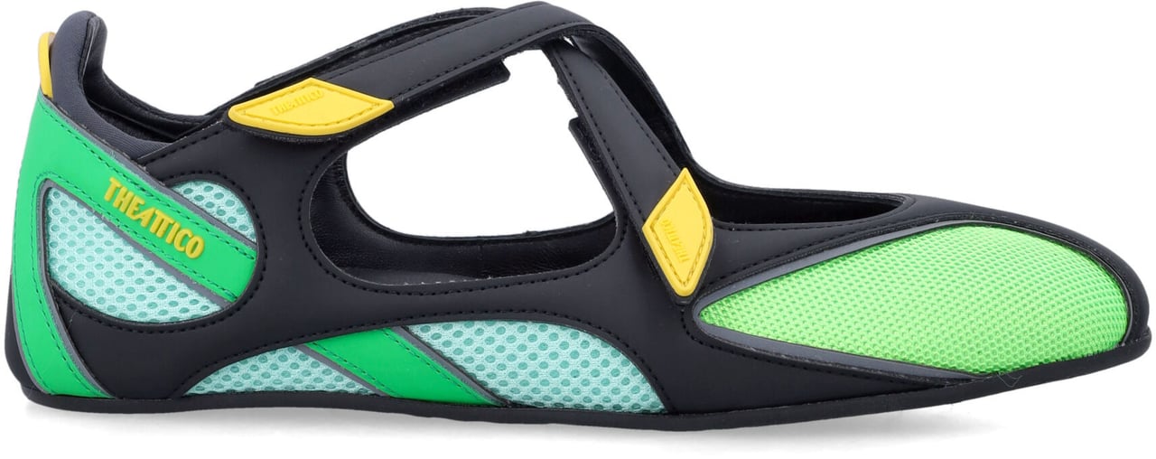 The Attico Floor 01 Ballerina Green Multi Groen