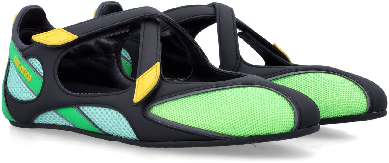 The Attico Floor 01 Ballerina Green Multi Groen