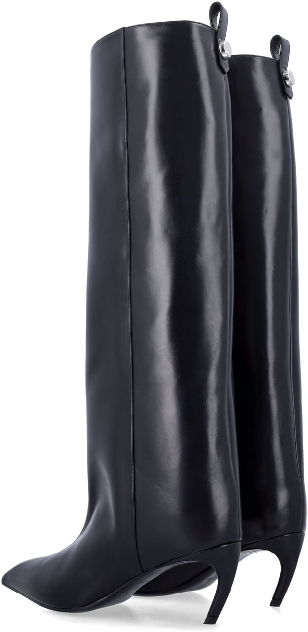 The Attico Lea Boot 65 Nero Zwart
