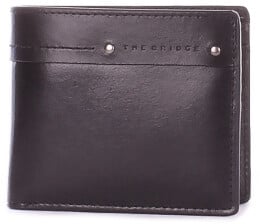 The Bridge Wallets Black Zwart