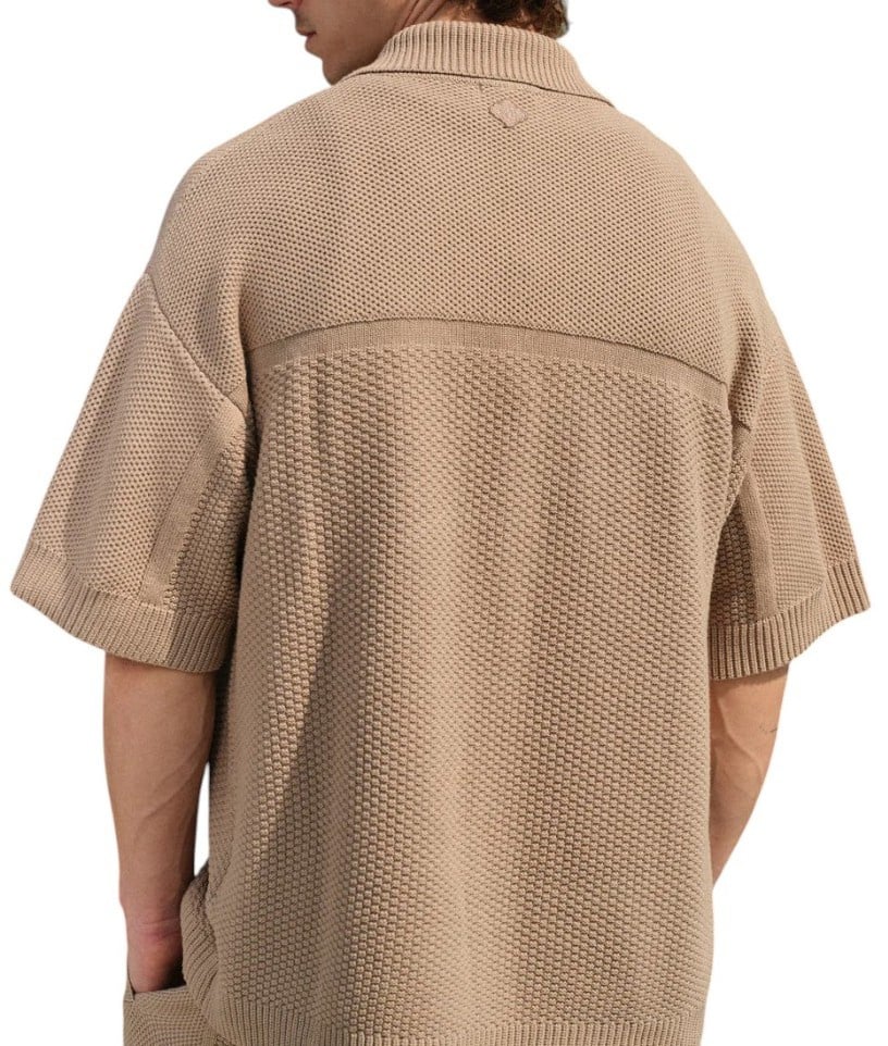 The Couture Club Heren Overshirt Bruin