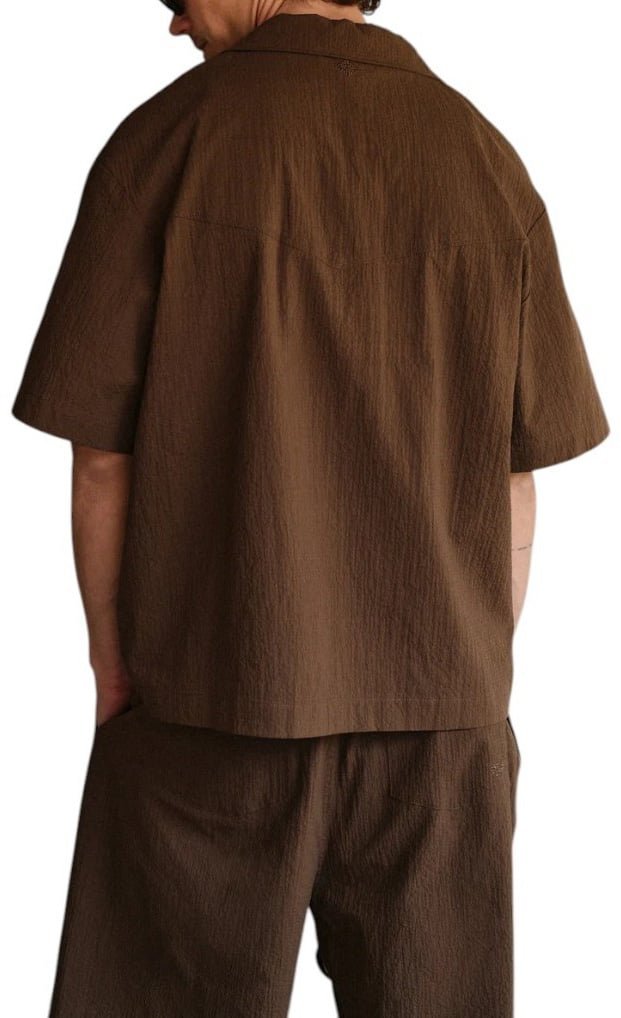 The Couture Club Heren Overshirt Bruin