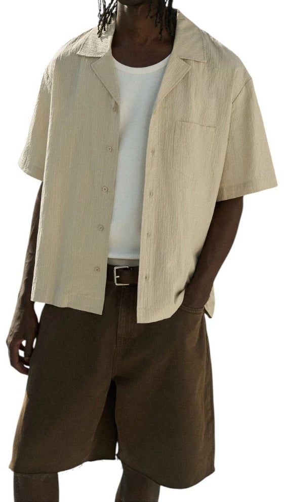 The Couture Club Heren Overshirt Bruin