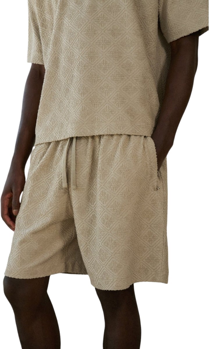 The Couture Club Heren Korte Broek Bruin
