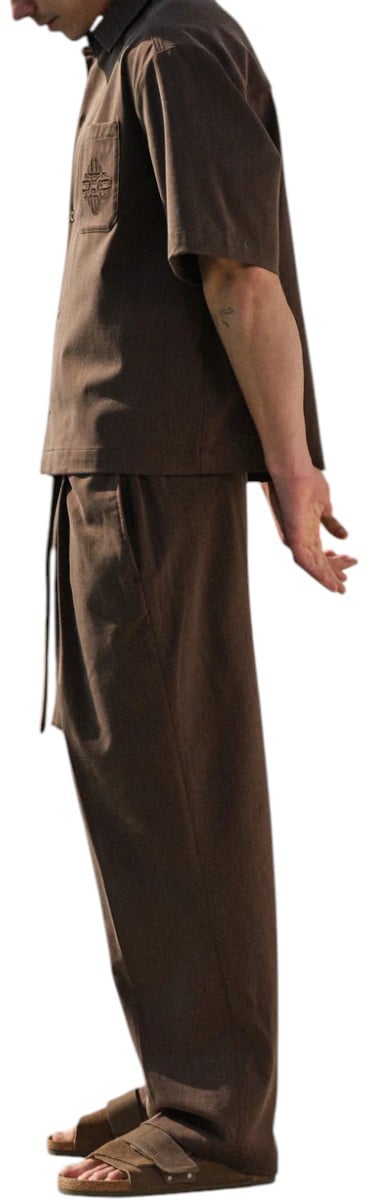The Couture Club Heren Broek Bruin