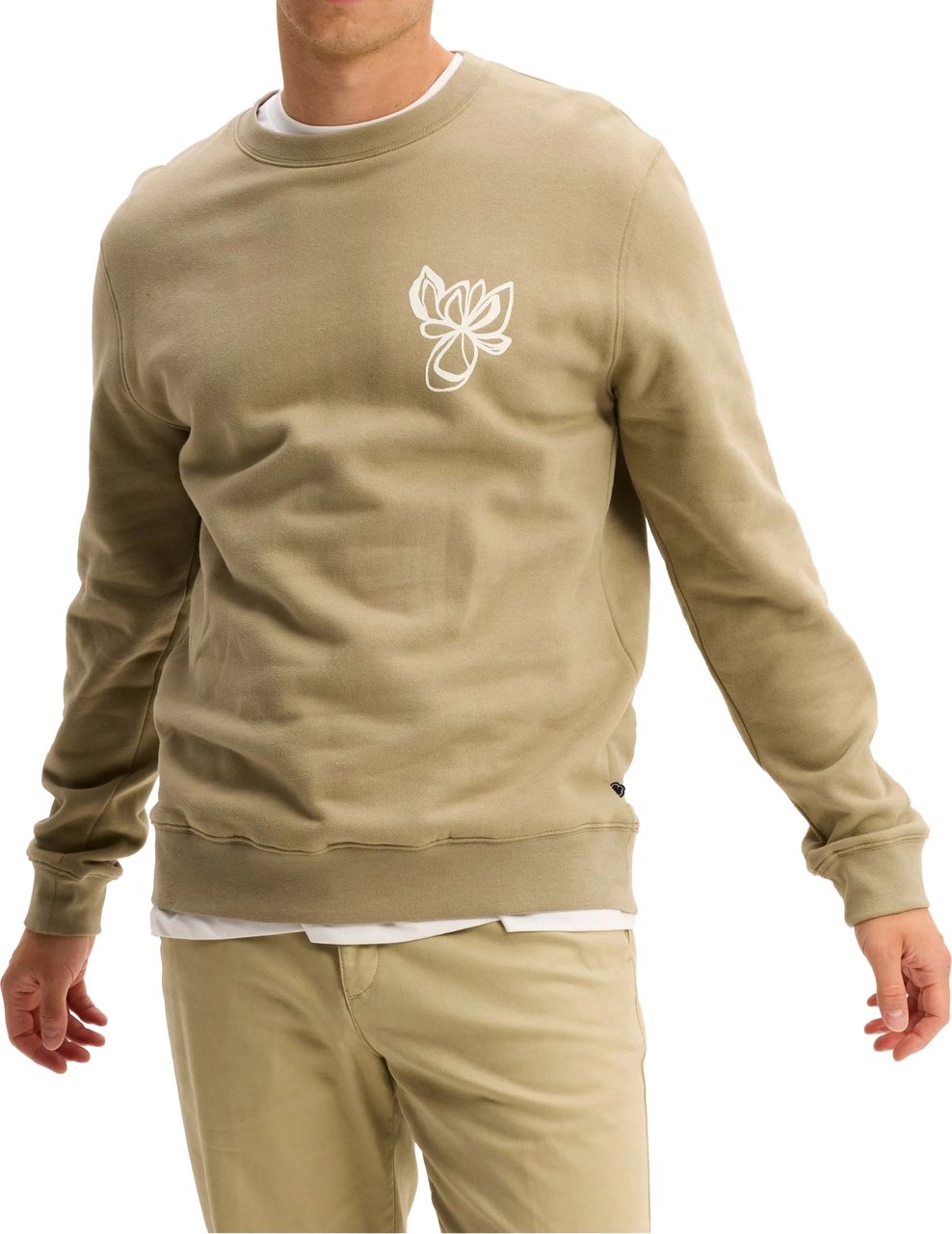 The GoodPeople The Goodpeople Lito Sweaters Khaki 25020703 Groen