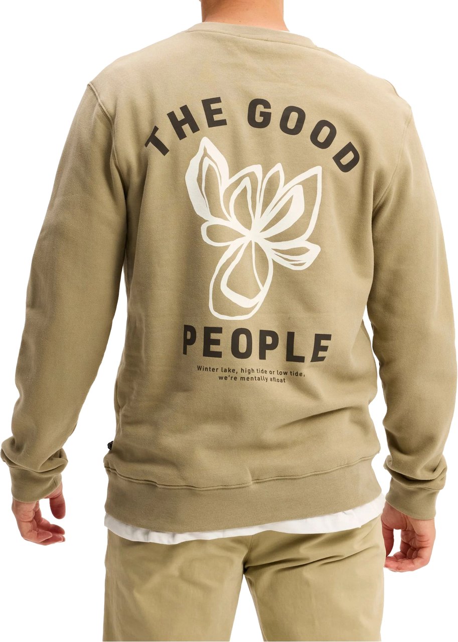 The GoodPeople The Goodpeople Lito Sweaters Khaki 25020703 Groen